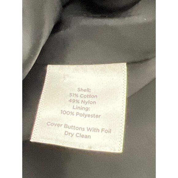 Talbots Petite Women Black Tweed Jacket With Beaded Buttons Size 10P - Picture 9 of 9